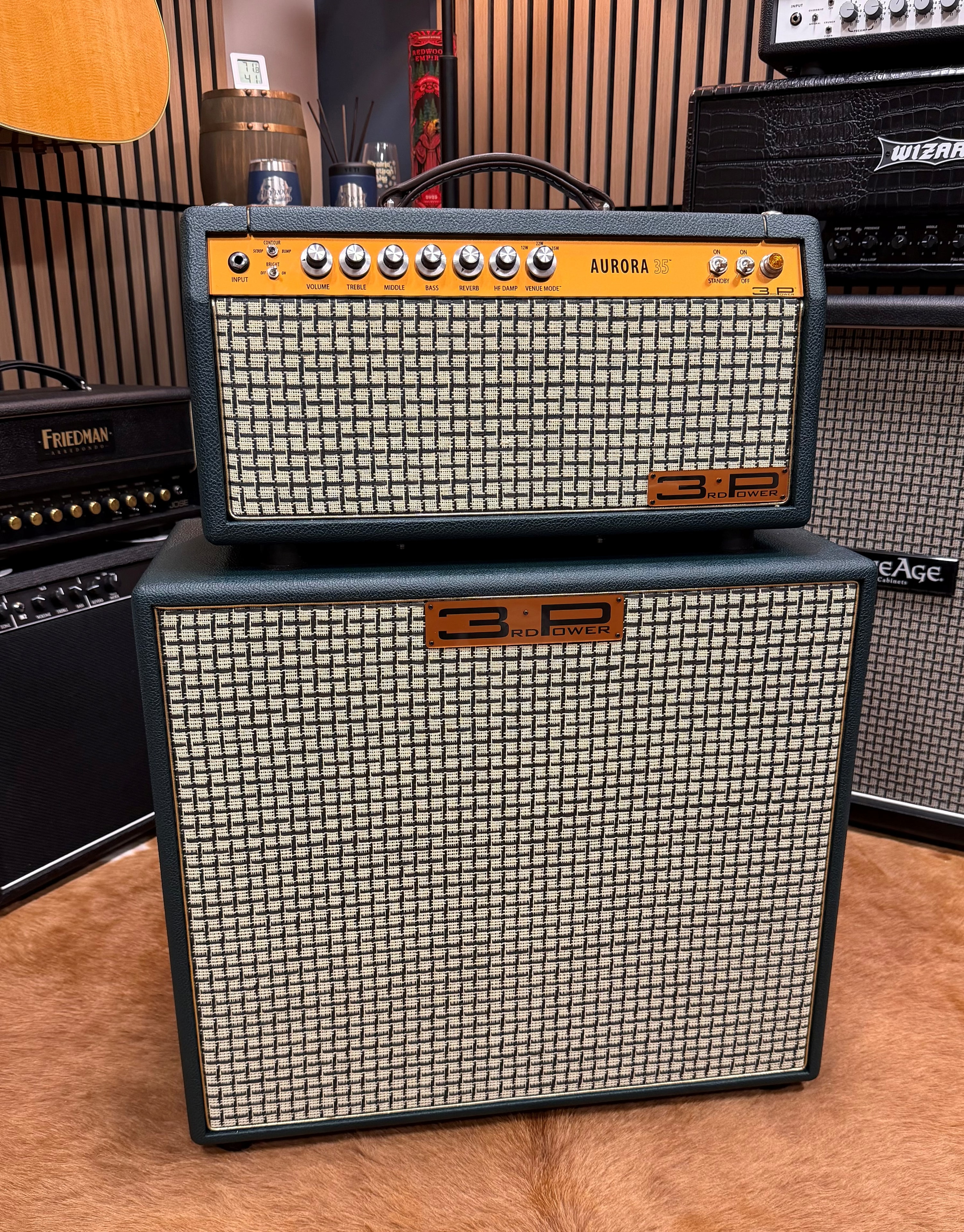 3rd Power Aurora 35 Head & 1x12 Cab – British Racing Green