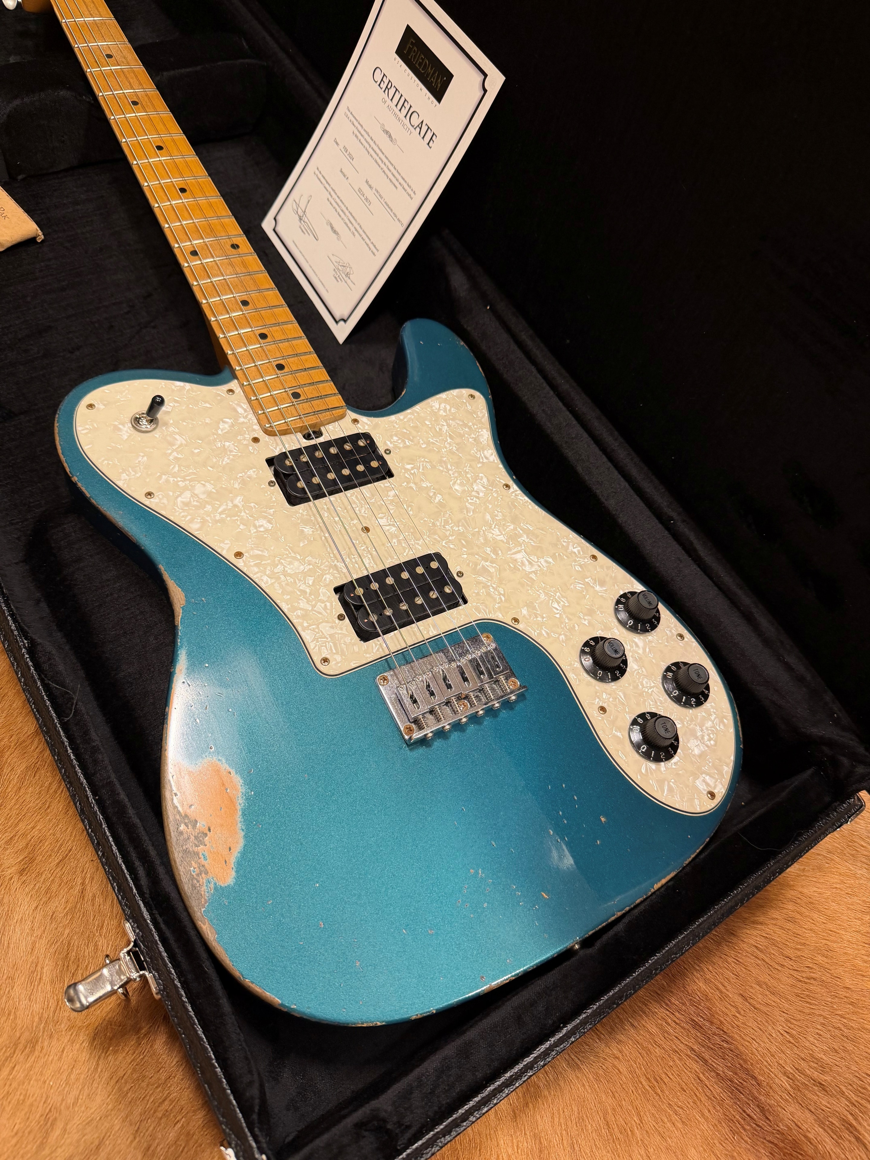 Friedman Vintage T Alder Medium Aging 2024 – Ocean Turquoise