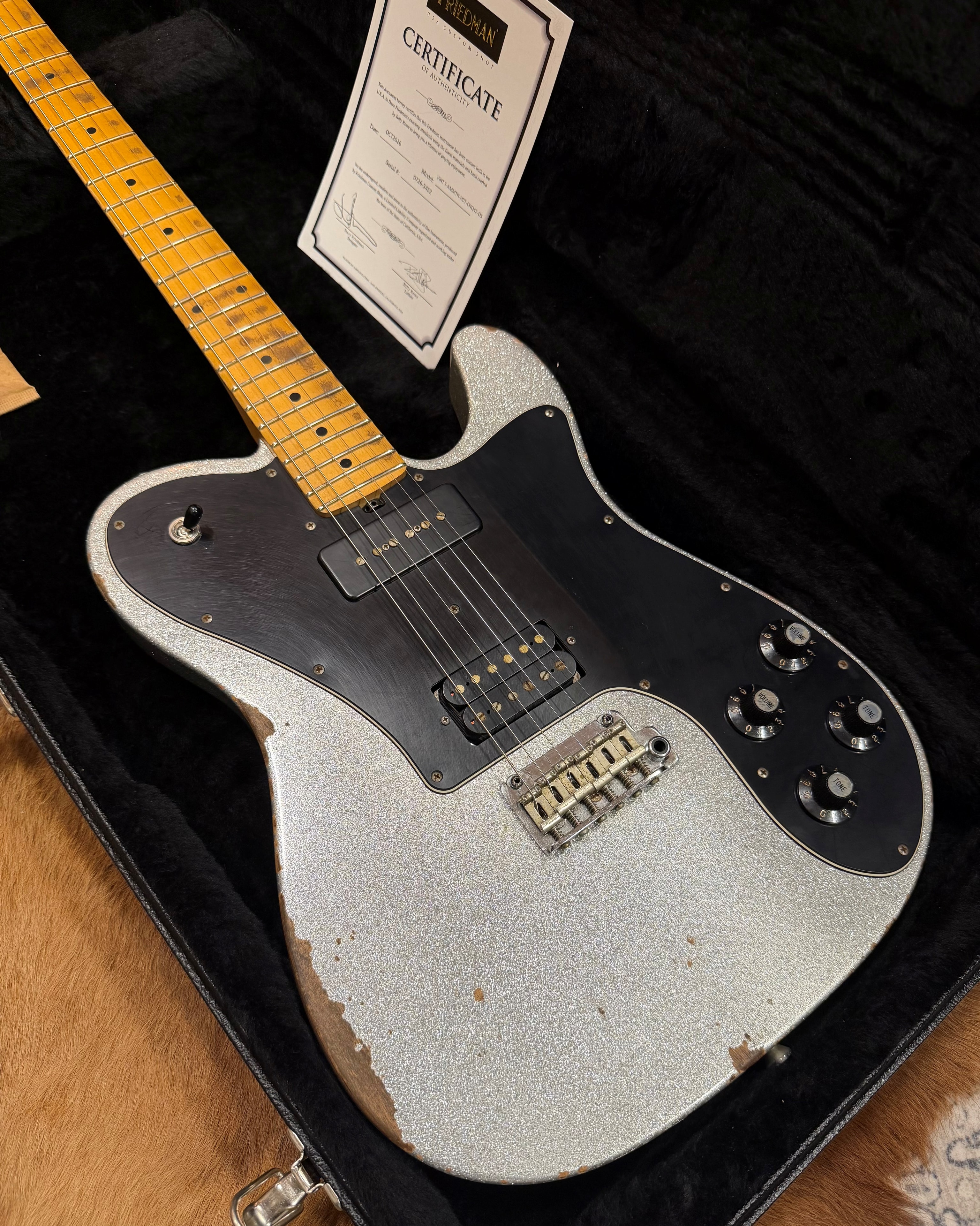 Friedman Vintage T Alder Orion Silver Metallic Sparkle 2026 – Orion Silver Sparkle Metallic