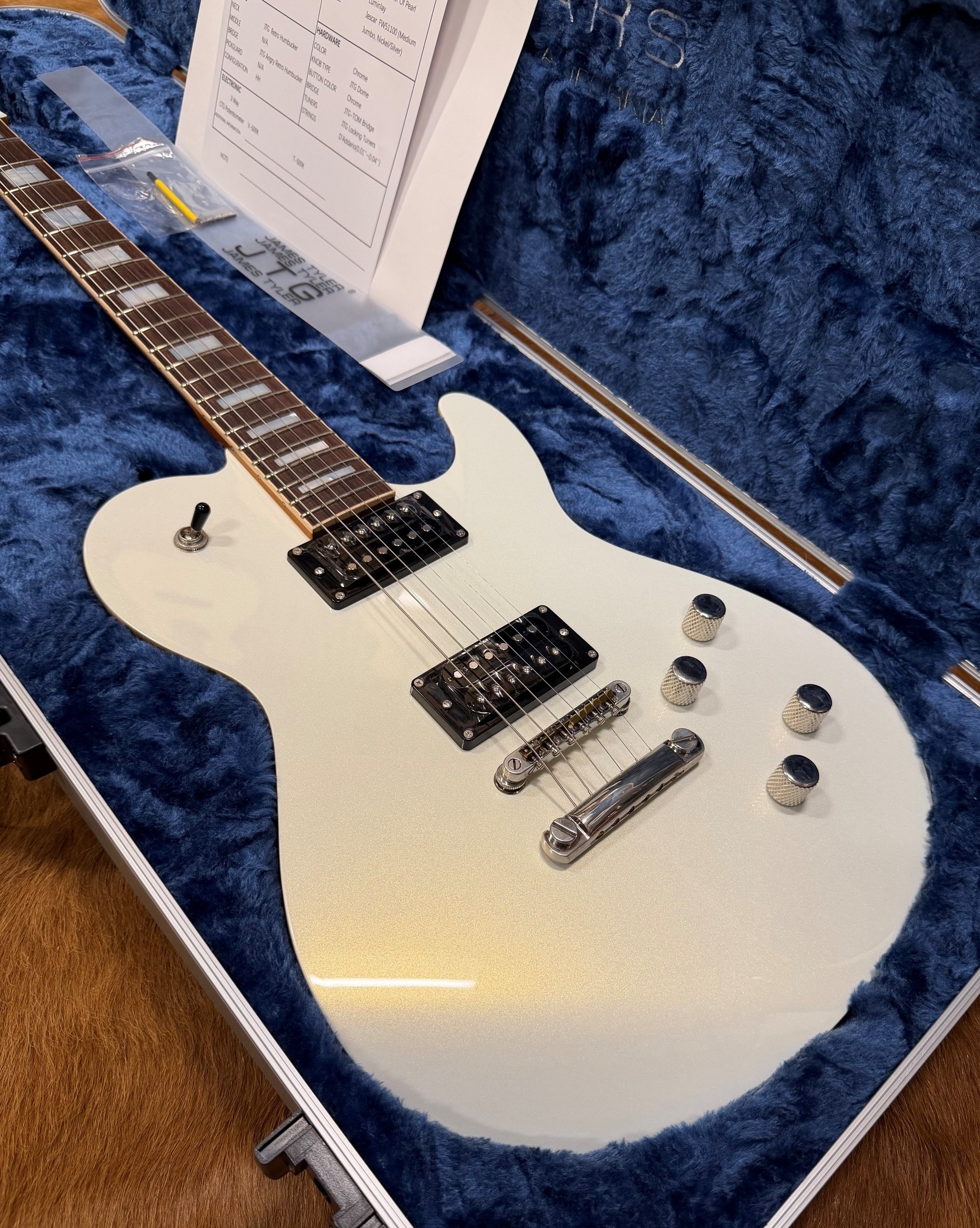 James Tyler JTG M1 White Pearl Metallic 2026